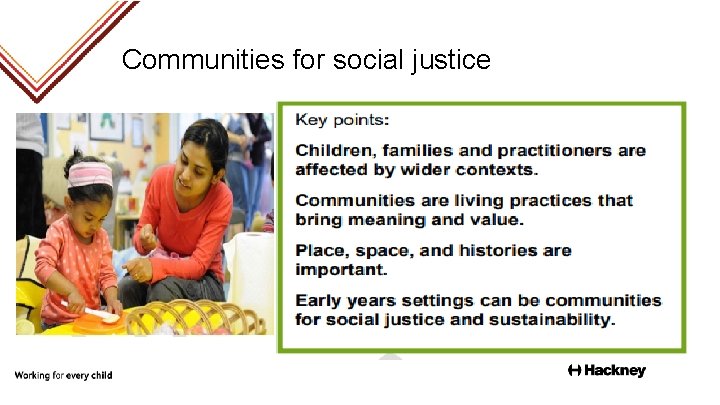 Communities for social justice 