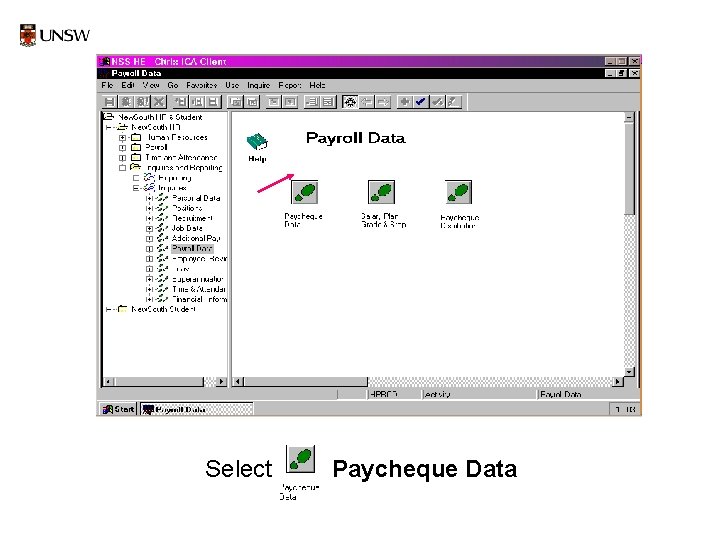 Select Paycheque Data 