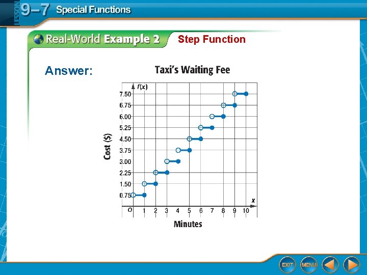 Step Function Answer: 