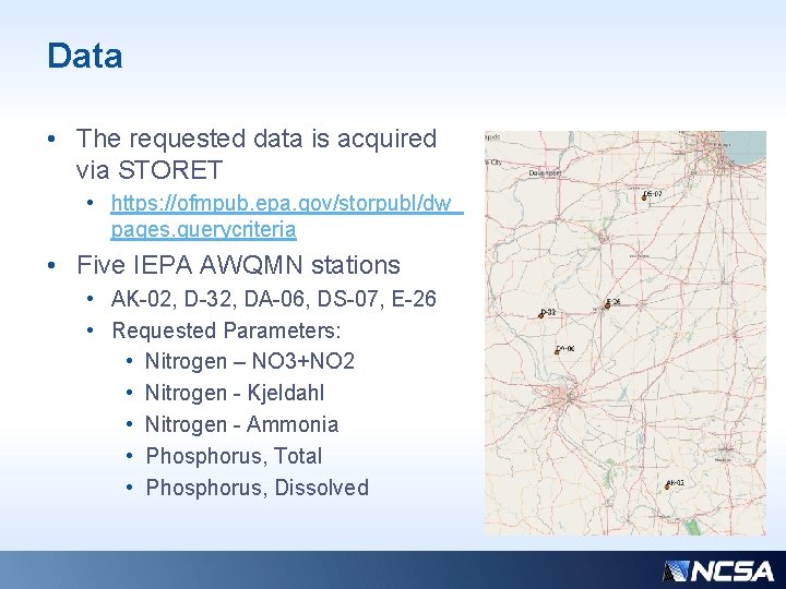 Exploring IEPA Ambient Water Quality Monitoring Network Data