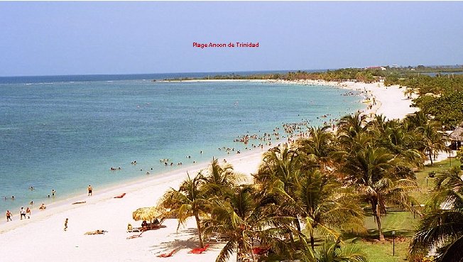 Plage Ancon de Trinidad 