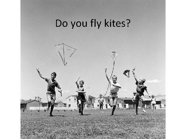 Do you fly kites? 