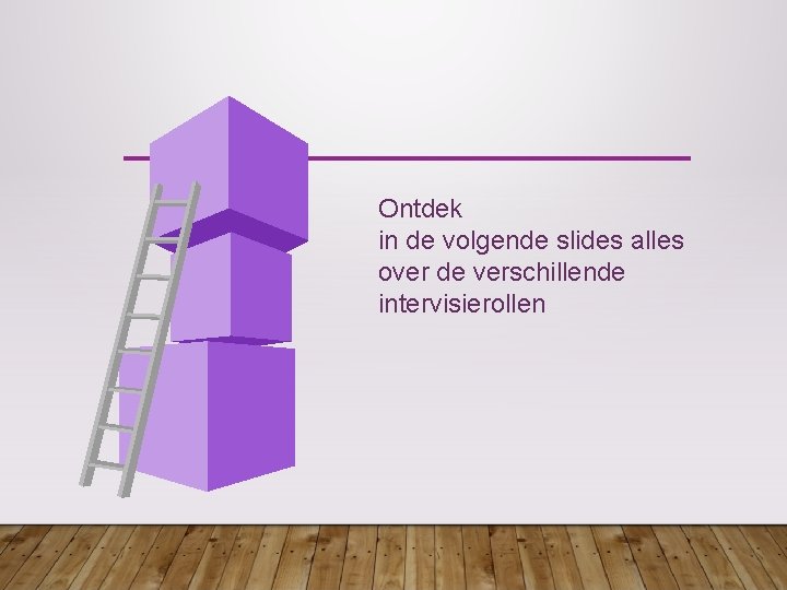 Ontdek in de volgende slides alles over de verschillende intervisierollen Ontdek in de volgende slides alles over de verschillende intervisierollen