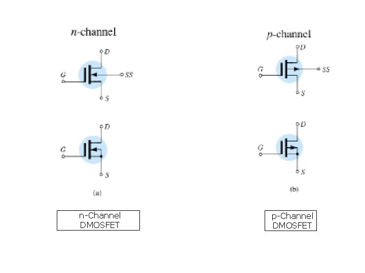 n-Channel DMOSFET p-Channel DMOSFET 