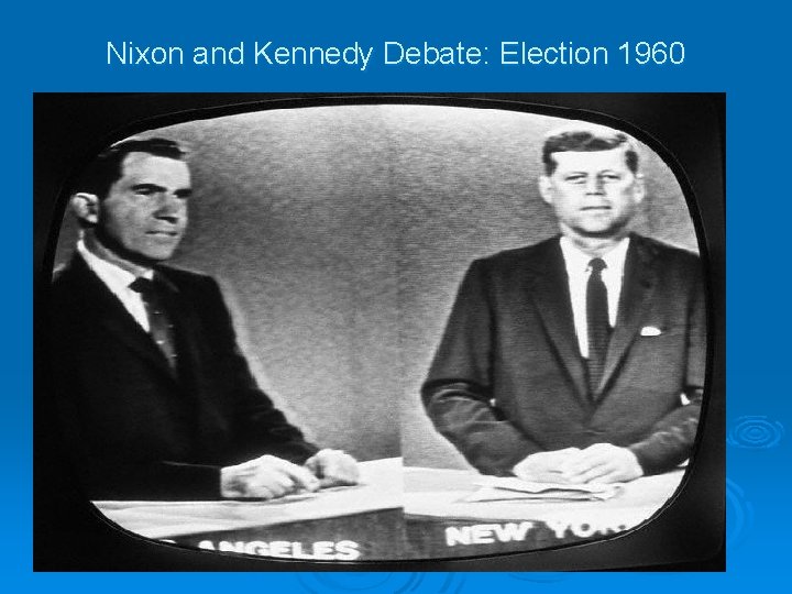 Nixon and Kennedy Debate: Election 1960 