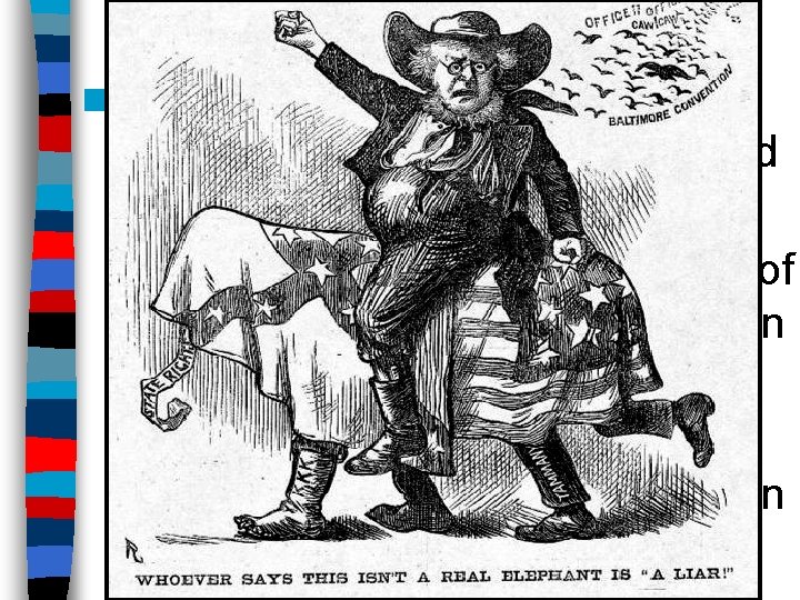 The Election of 1872 n Corruption scandals & the failure of Reconstruction in the