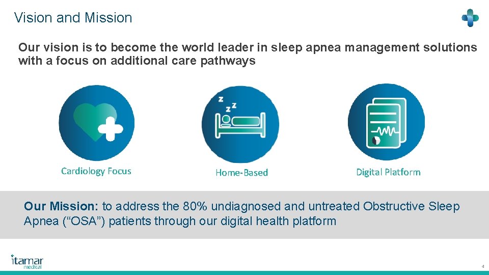 Vision and Mission Our vision is to become the world leader in sleep apnea