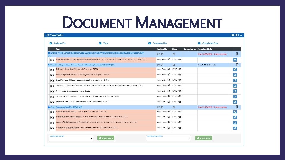 DOCUMENT MANAGEMENT 