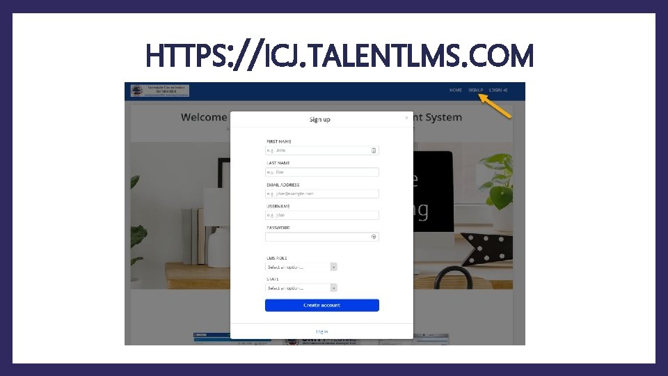 HTTPS: //ICJ. TALENTLMS. COM 