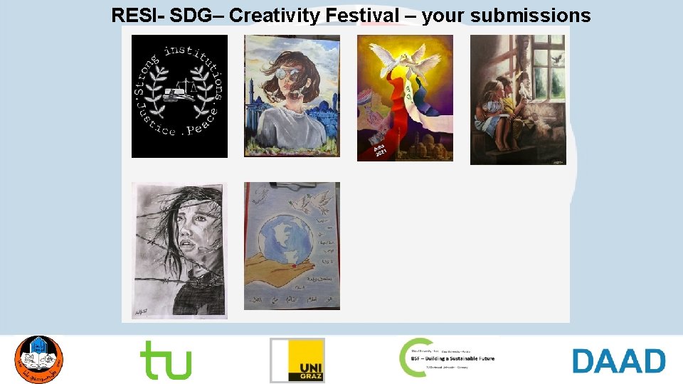 RESI- SDG– Creativity Festival – your submissions 