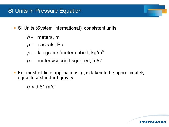 Course Introduction Casing Design Workshop Basic Calculations Quick