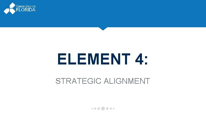 ELEMENT 4: STRATEGIC ALIGNMENT 