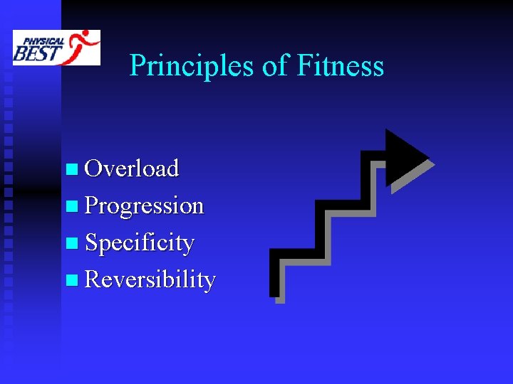 Principles of Fitness n Overload n Progression n Specificity n Reversibility 