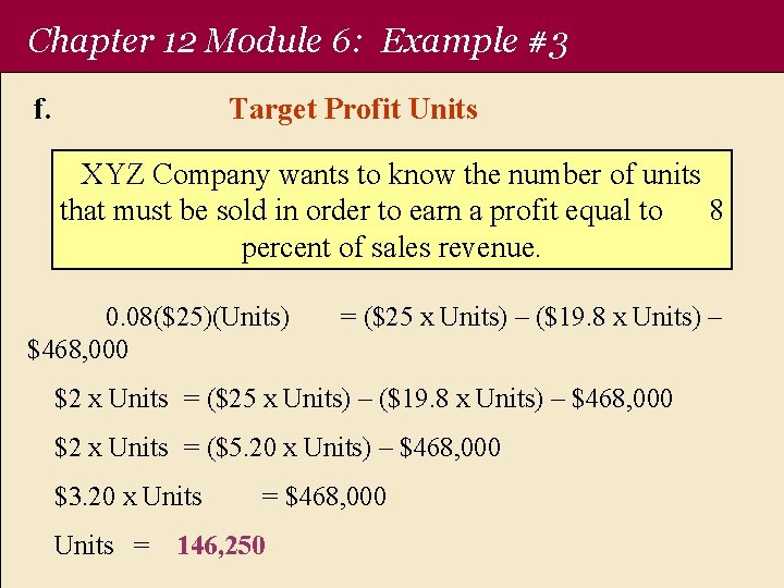 CHAPTER 1 MODULE 1 Chapter 12 Module 6