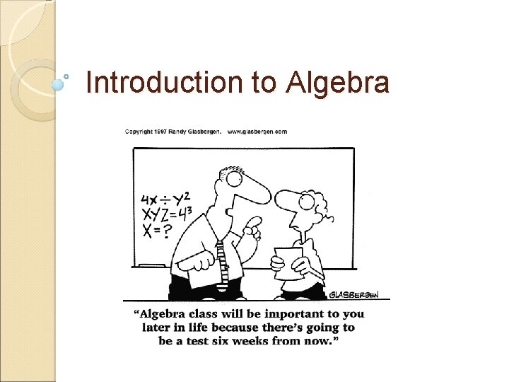 Introduction to Algebra 