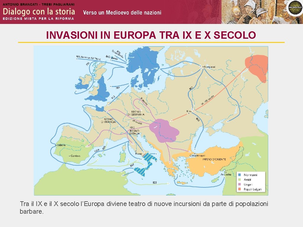 INVASIONI IN EUROPA TRA IX E X SECOLO Tra il IX e il X