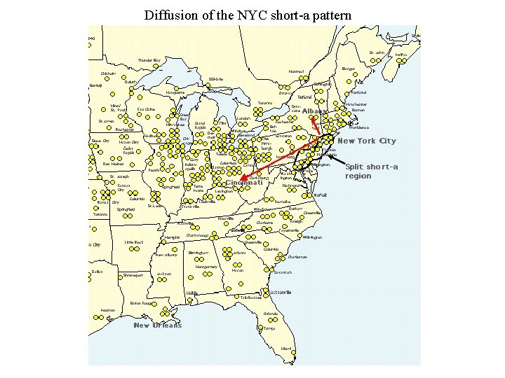 Diffusion of the NYC short-a pattern 