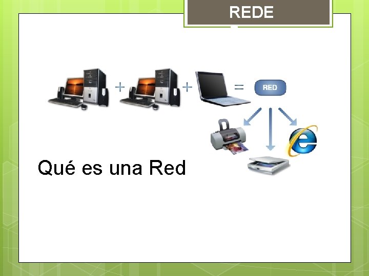 REDE S Qué es una Red 