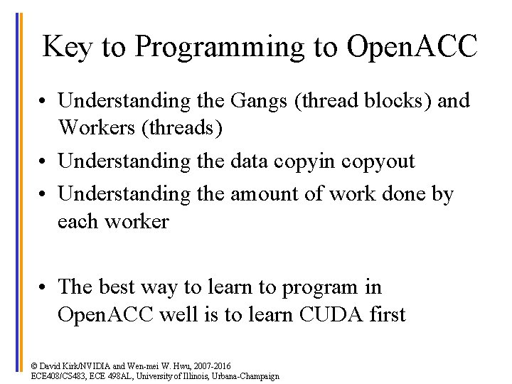 ECE 408CS 483 Fall 2016 Applied Parallel Programming