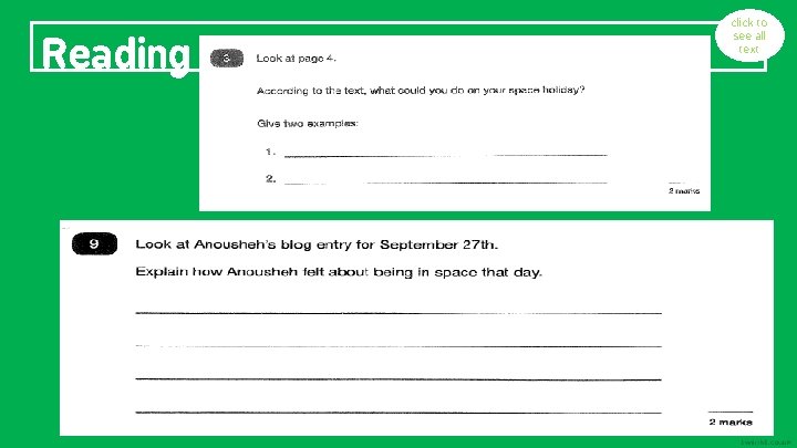 Reading click to see all text 