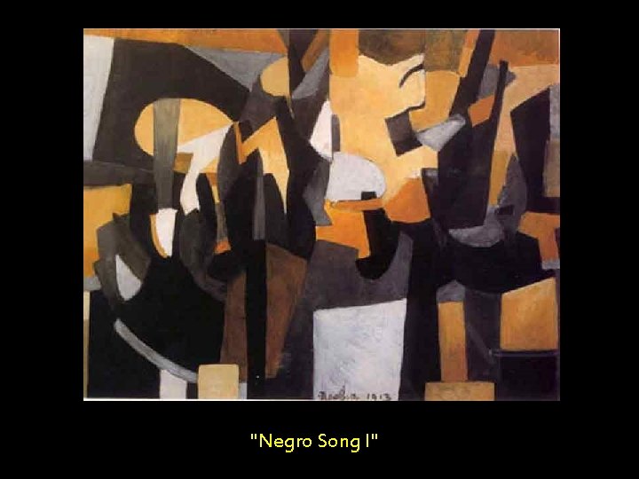 "Negro Song I" 