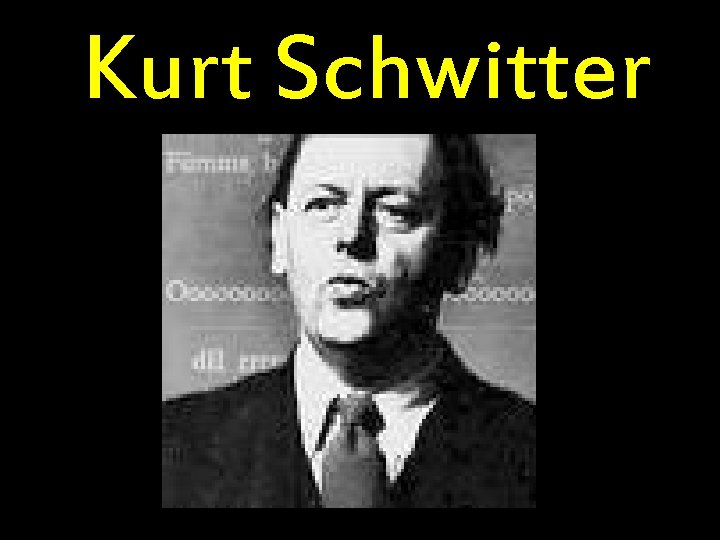 Kurt Schwitter 