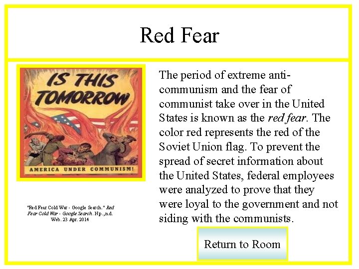 Red Fear "Red Fear Cold War - Google Search. " Red Fear Cold War