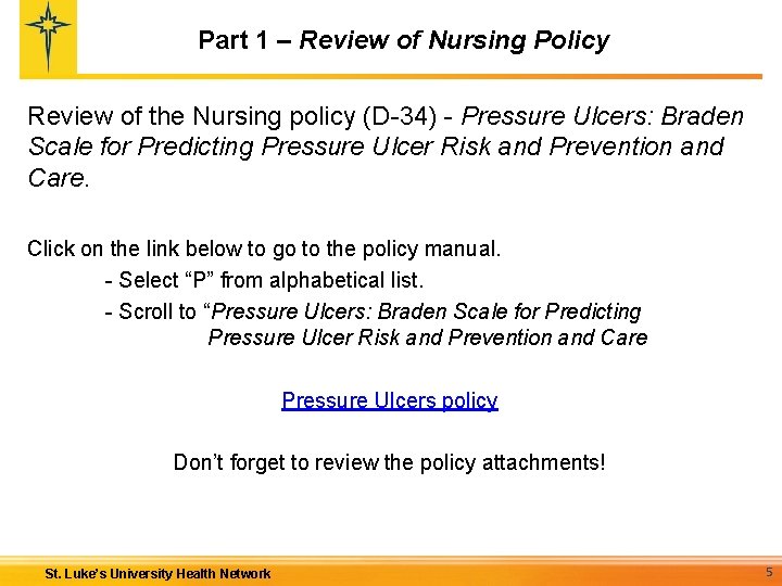 Part 1 – Review of Nursing Policy Review of the Nursing policy (D-34) - Part 1 – Review of Nursing Policy Review of the Nursing policy (D-34) -
