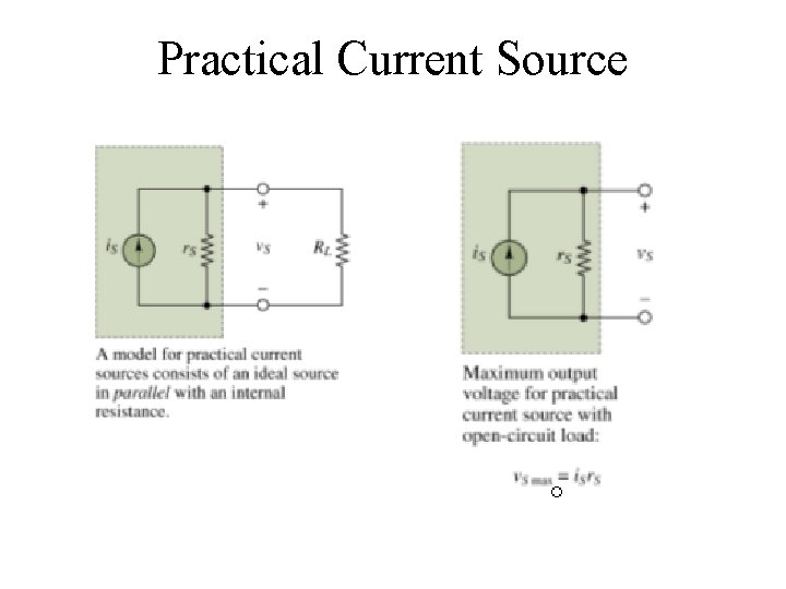 Practical Current Source 