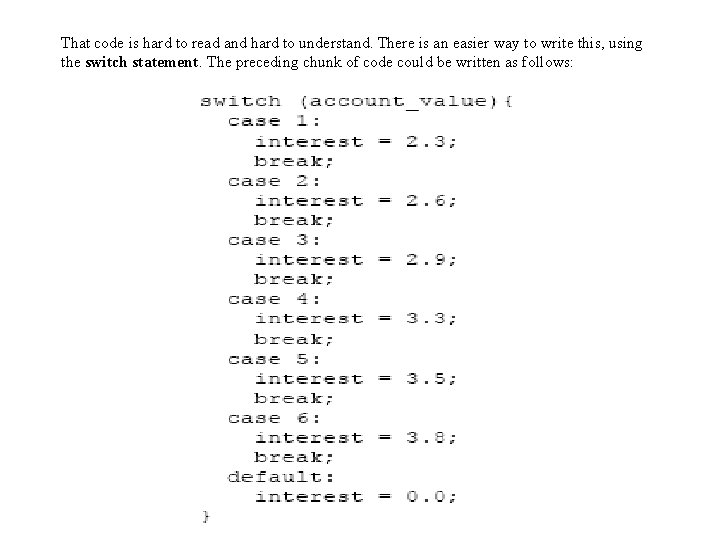 That code is hard to read and hard to understand. There is an easier