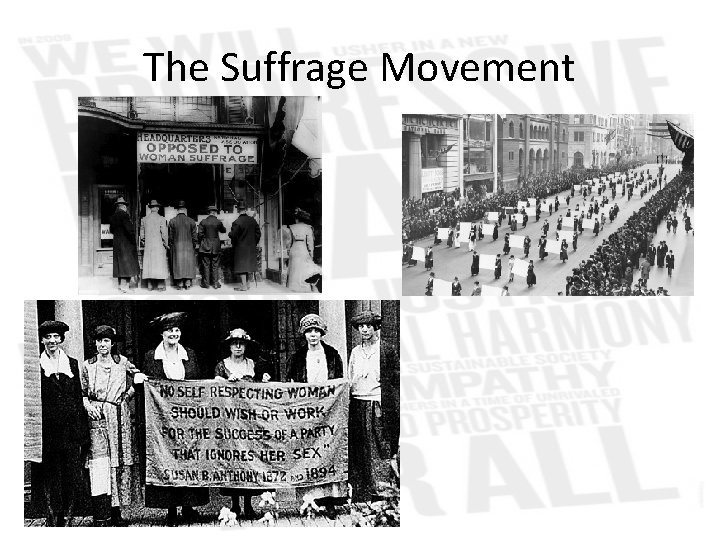 The Suffrage Movement 