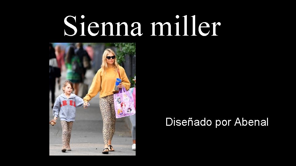 Sienna miller Diseñado por Abenal 