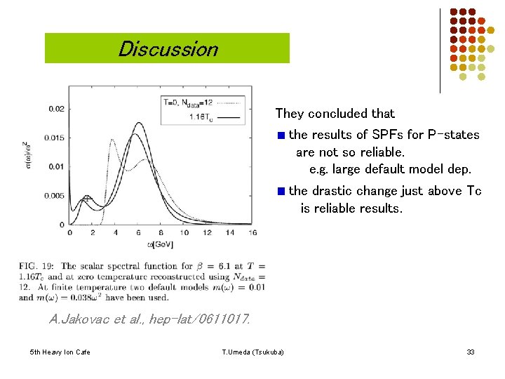 Discussion They concluded that the results of SPFs for P-states are not so reliable.