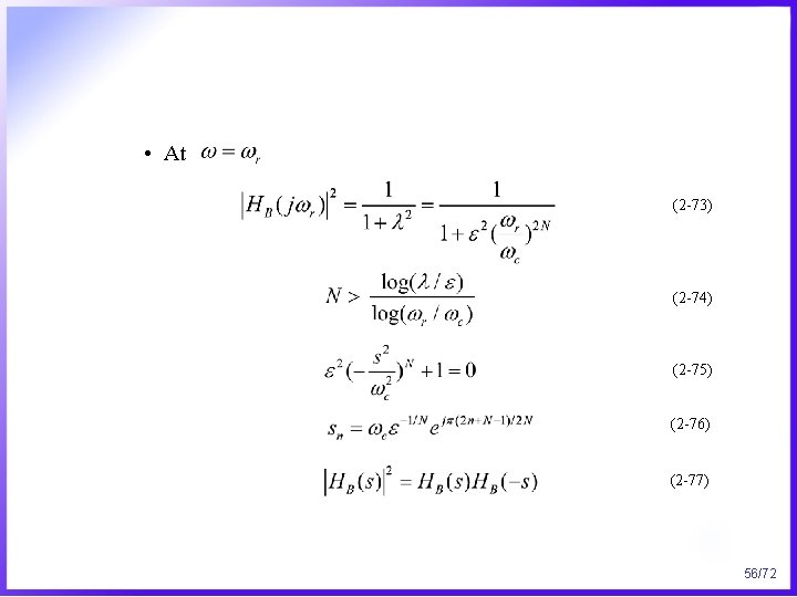  • At (2 -73) (2 -74) (2 -75) (2 -76) (2 -77) 56/72