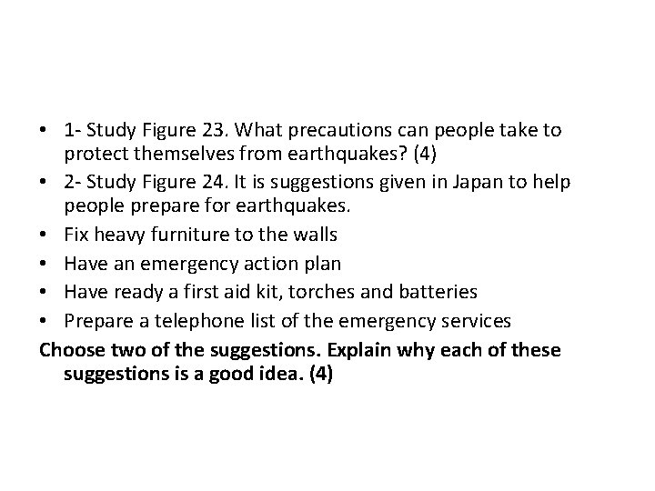  • 1 - Study Figure 23. What precautions can people take to protect