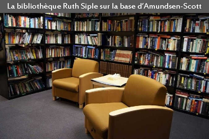 La bibliothèque Ruth Siple sur la base d’Amundsen-Scott 