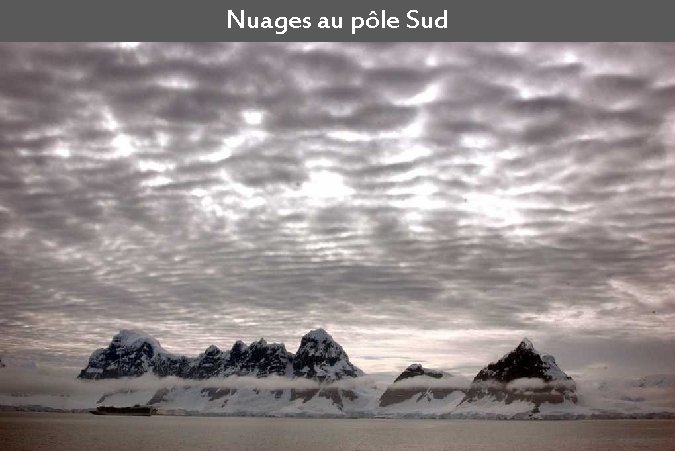 Nuages au pôle Sud 