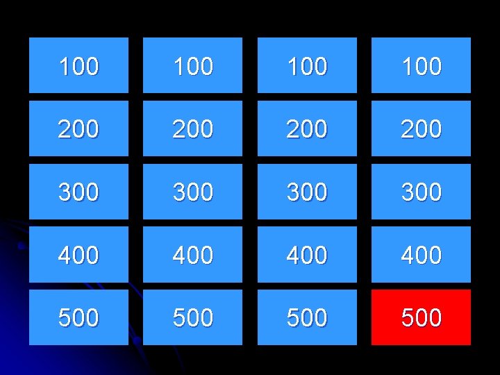 100 100 200 200 300 300 400 400 500 500 