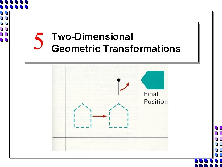 5 Two-Dimensional Geometric Transformations 
