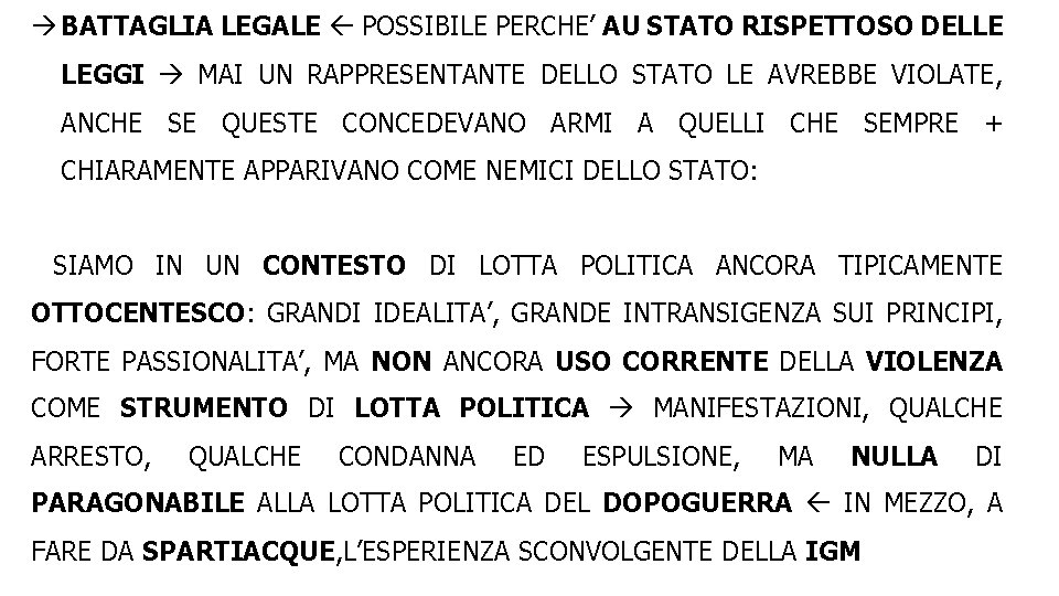  BATTAGLIA LEGALE POSSIBILE PERCHE’ AU STATO RISPETTOSO DELLE LEGGI MAI UN RAPPRESENTANTE DELLO