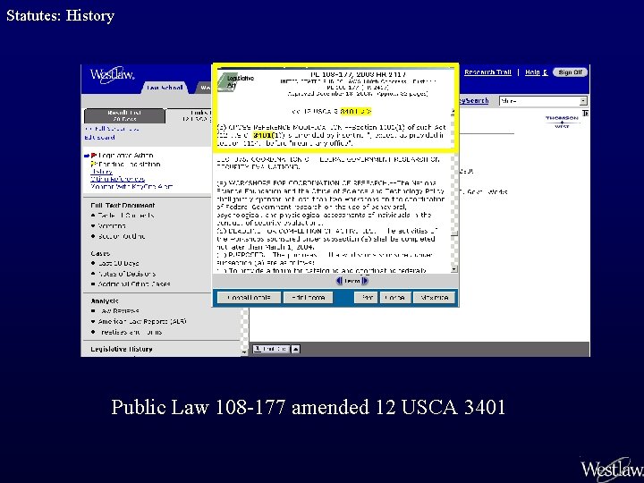 Statutes: History Public Law 108 -177 amended 12 USCA 3401 