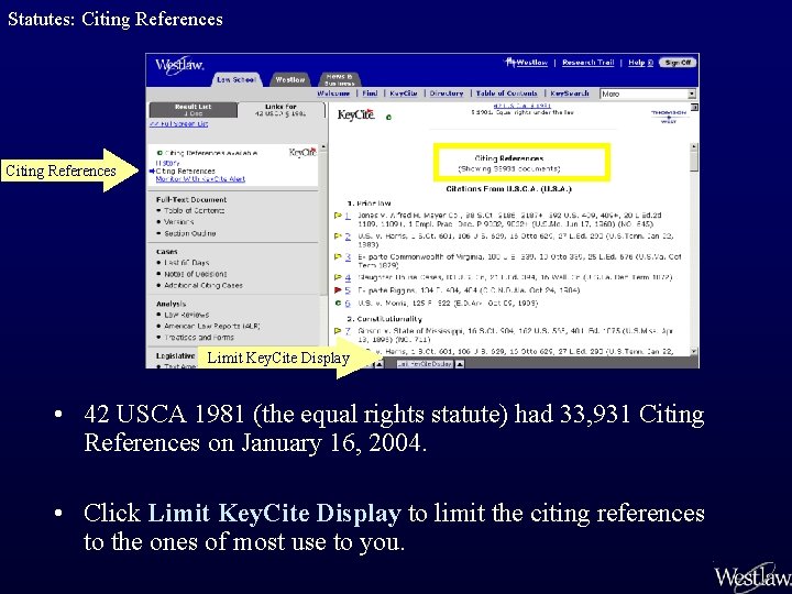 Statutes: Citing References Limit Key. Cite Display • 42 USCA 1981 (the equal rights