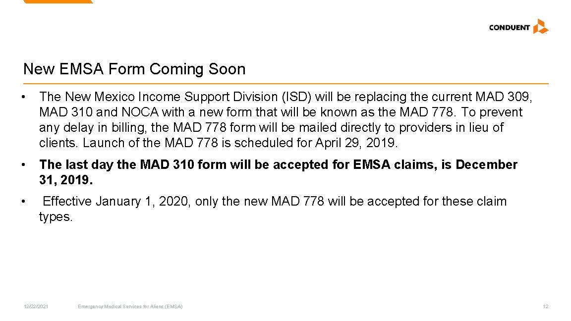 New EMSA Form Coming Soon • The New Mexico Income Support Division (ISD) will New EMSA Form Coming Soon • The New Mexico Income Support Division (ISD) will