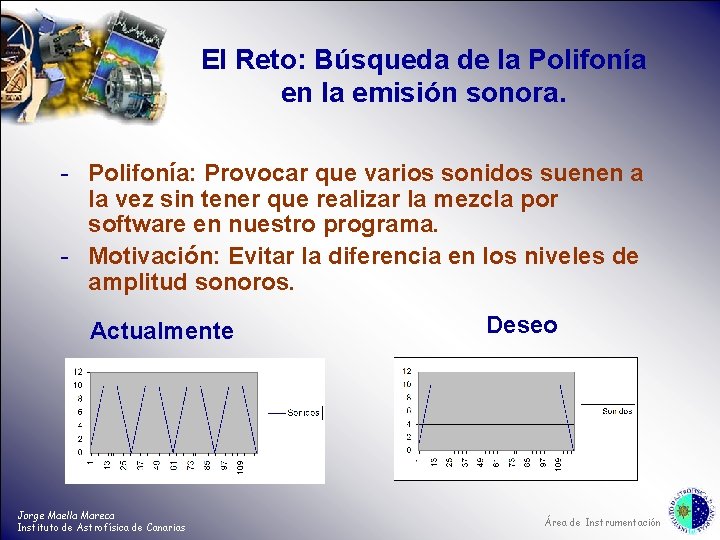 El Reto: Búsqueda de la Polifonía en la emisión sonora. - Polifonía: Provocar que