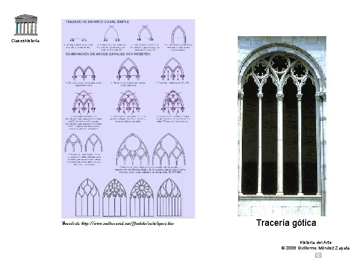 Claseshistoria Tracería gótica Historia del Arte © 2006 Guillermo Méndez Zapata 