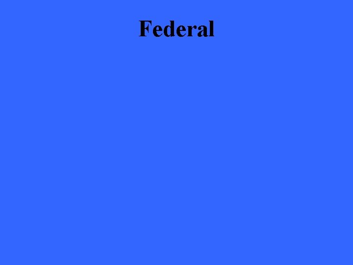 Federal 