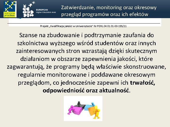 Zatwierdzanie, monitoring oraz okresowy przegląd programów oraz ich efektów Projekt „Kwalifikacja jakości w Uniwersytecie”