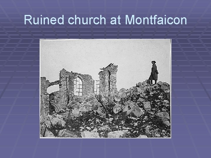 Ruined church at Montfaicon 