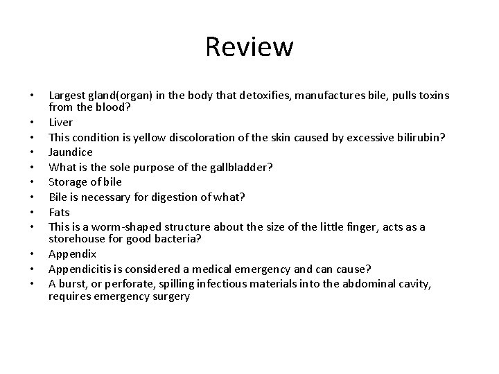 Review • • • Largest gland(organ) in the body that detoxifies, manufactures bile, pulls Review • • • Largest gland(organ) in the body that detoxifies, manufactures bile, pulls