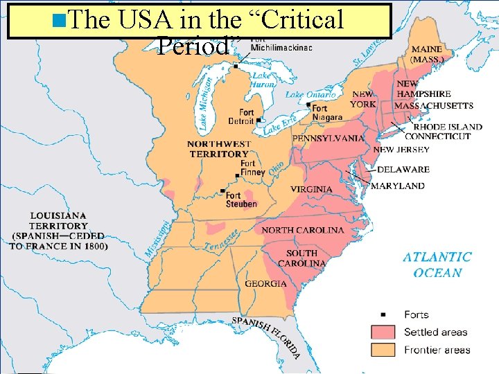 n. The USA in the States, “Critical 1783 United Period” 